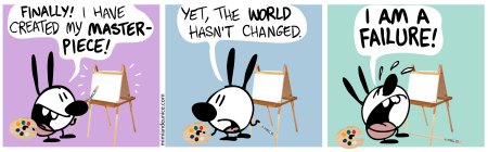 While searching for "art that changed the world," I found this comic strip. I believe it suits this idea well.